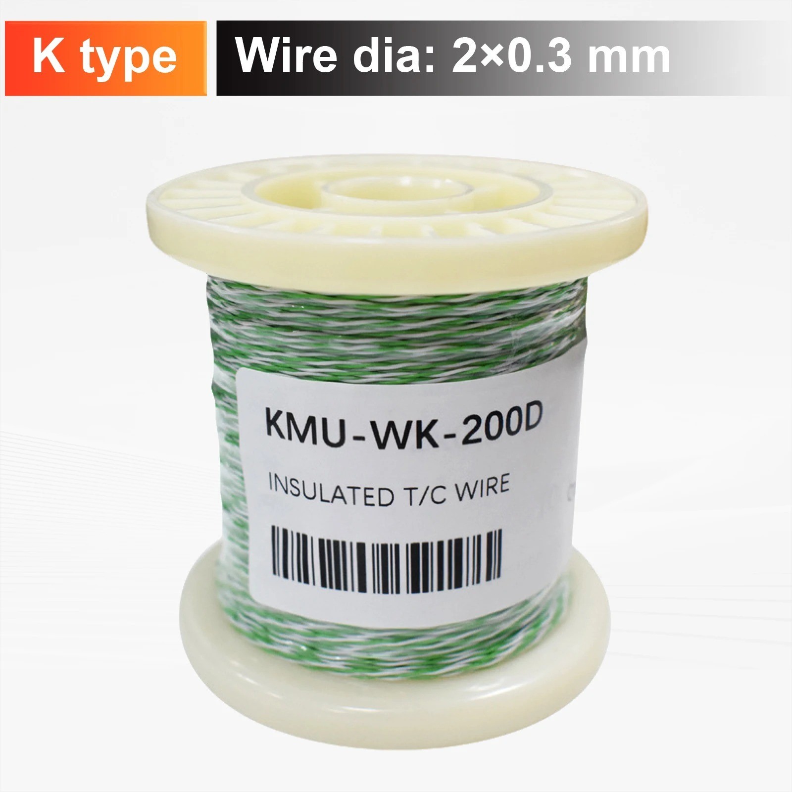 Thermocouple Wire K Type Twisted Pair Extension Cable Fiberglass 5-100M HighTemp