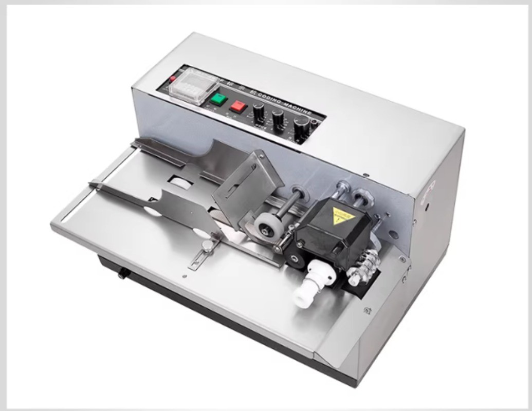 MY-380F Steel Automatic Date Printer Solid Ink Roll Batch Coding Machine