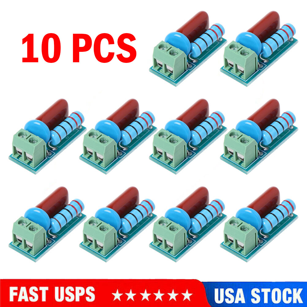 10PCS RC Absorption Snubber Circuit Relay Contact Protection Resistance Surge ++