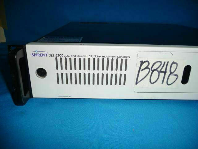 Spirent DLS 5200 DLS5200 VDSL and Custom XDSL Noise Impairment Generator w/ key