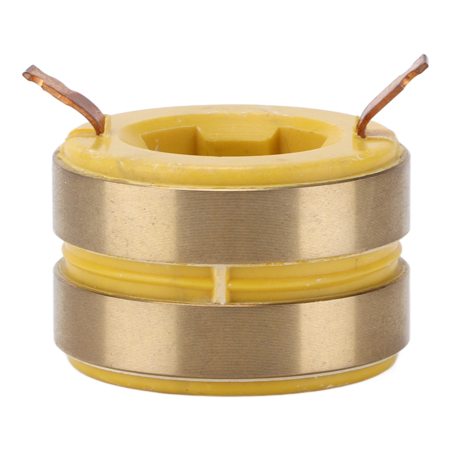 Slip Ring Brass Conductive Collector 2 Way 22mm ID 38mm OD For 168F Generators