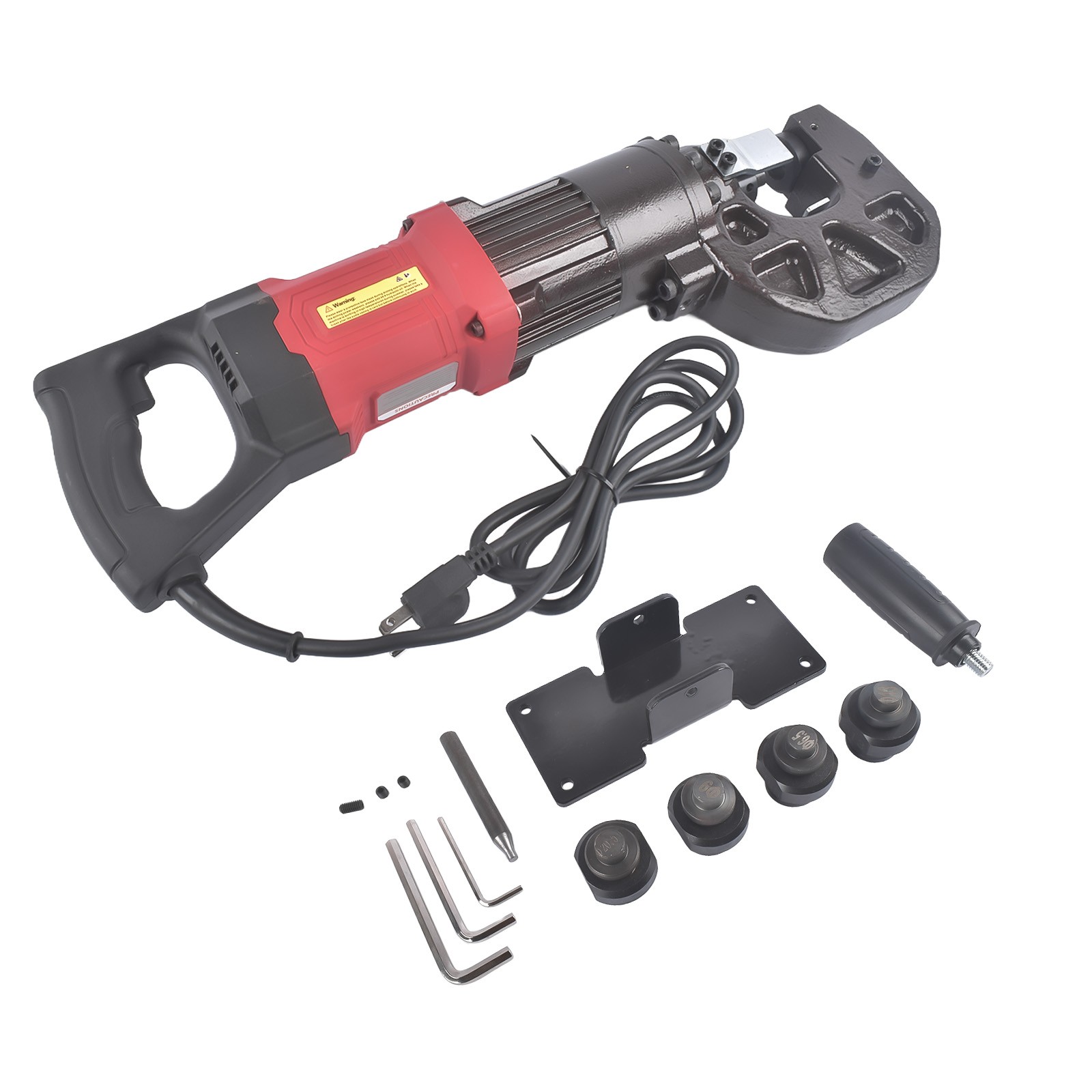 22T Heavy Duty Metal Punch for Aluminum Copper Steel Angle Iron with 5 Dies