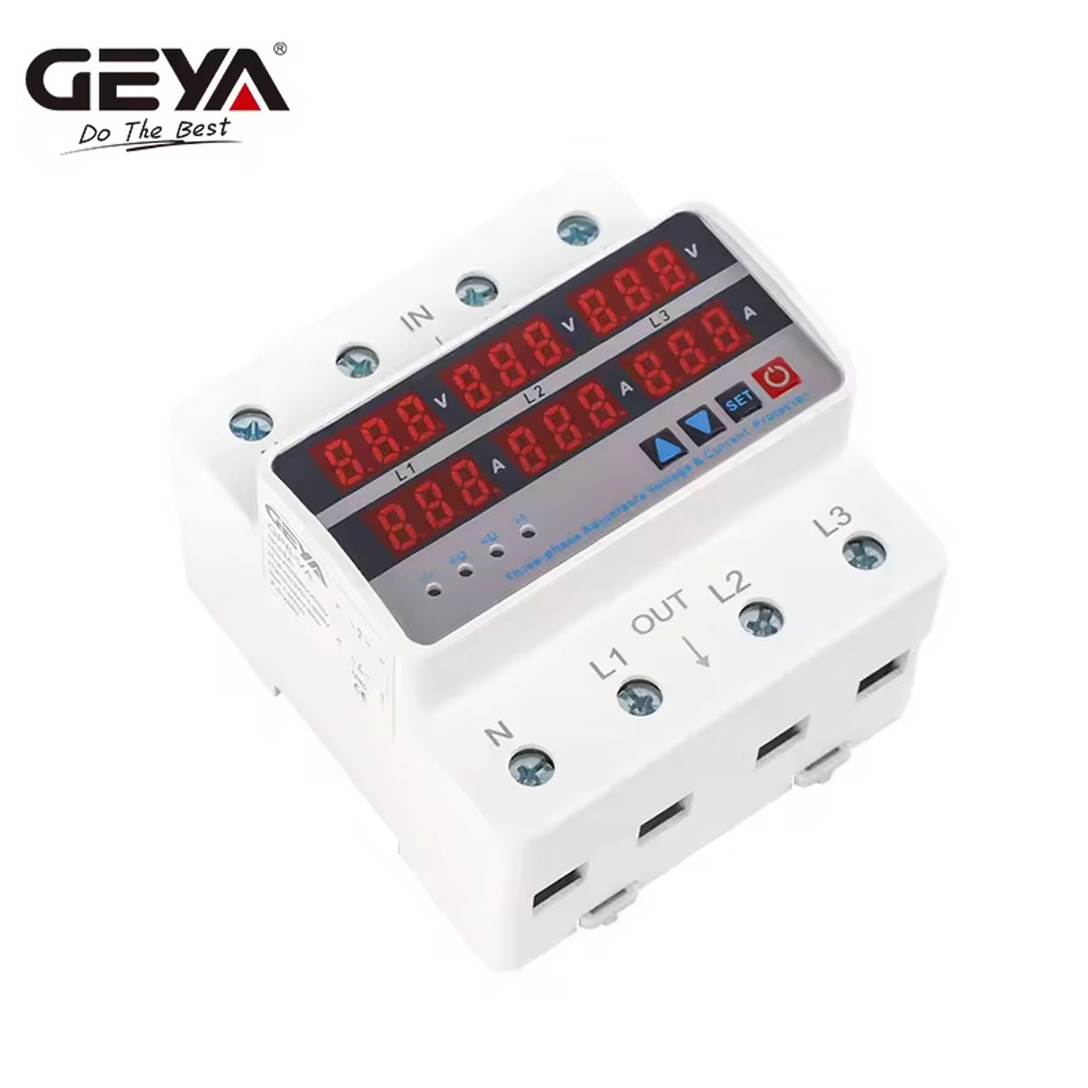 GEYA 3Phase 63A Underfall Current to Protect Relay Relay Protector AC220/380V