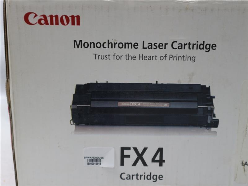 Canon FX4 Monochrome Laser Cartridge 30 Days Warranty Expedited Shipping