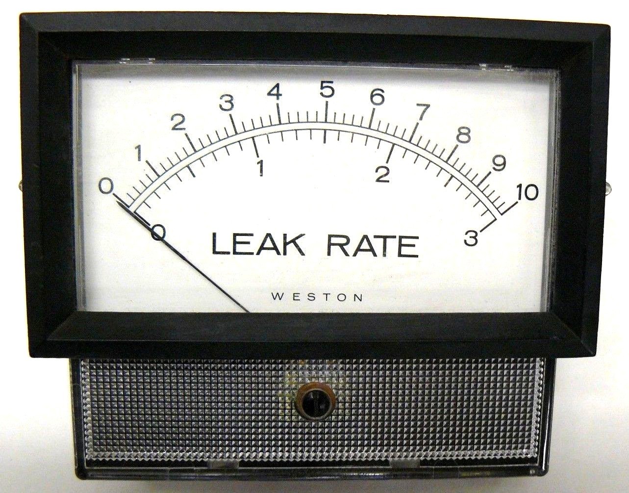 WESTON LEAK RATE PANEL MOUNT GAUGE METER