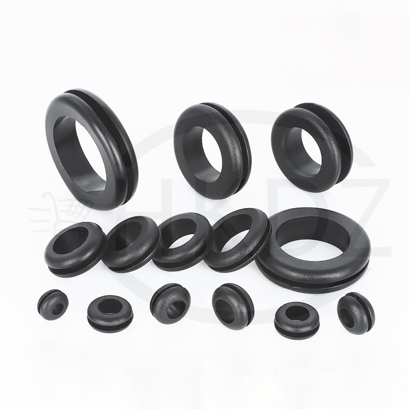 Open Wiring Grommets Rubber Black Open Grommet Cable Hole Electrical 3mm – 80mm