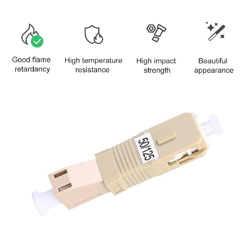 SC Male to LC Female Adapter, SC to LC Multimode Fiber Adapter