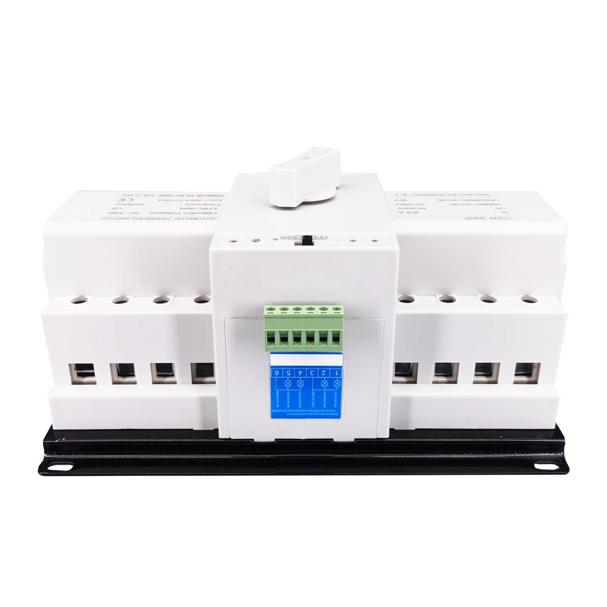 Voltage Relays MCB Type Sealed Dual Power Automatic Transfer Switch 4P 63A 380V