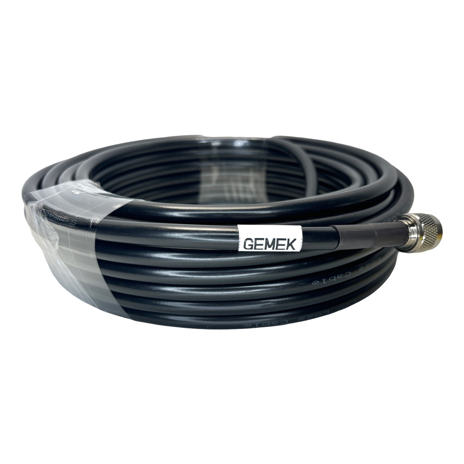 GEMEK 50ft N Male to N Cable, Low Loss S-MR400 Extension 50 ft, Black