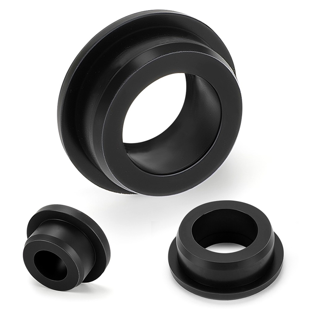 Black 5-51mm Silicone Rubber Grommet Plug Sealing Ring Cable Wiring Protect