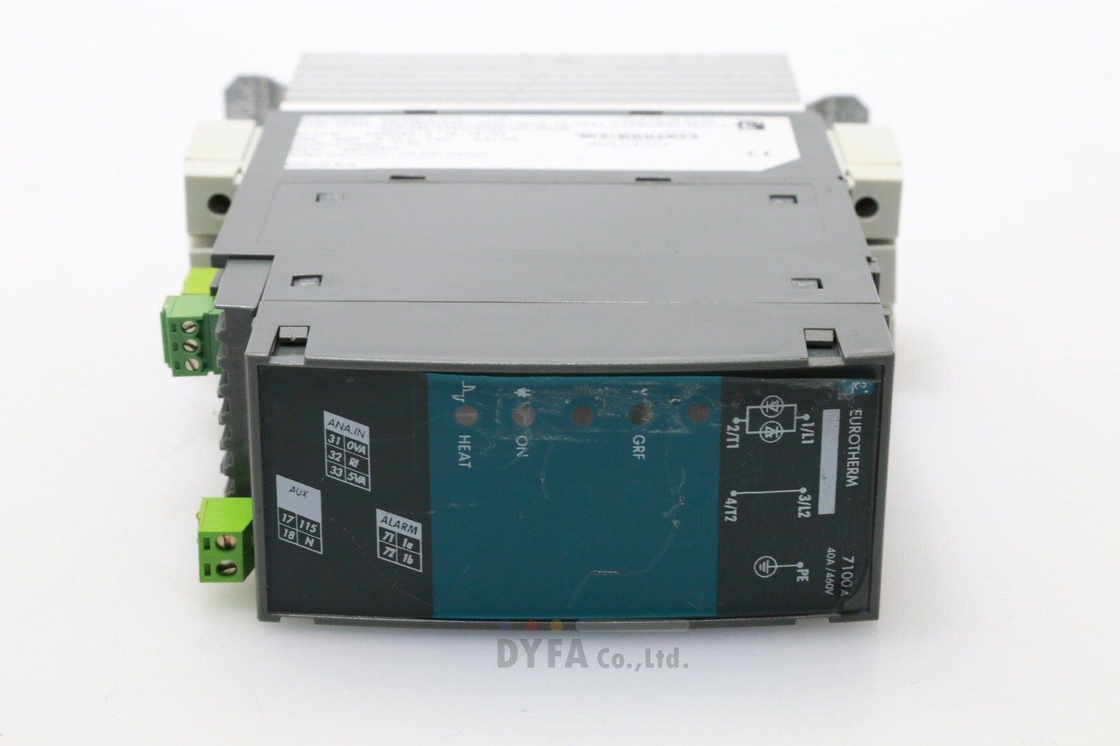 EUROTHERM used 7100A 40A/460V/115V/XXXX/NONE/PA/XXXX/4mA20/ENG/ ELEC-I-3068=9N14