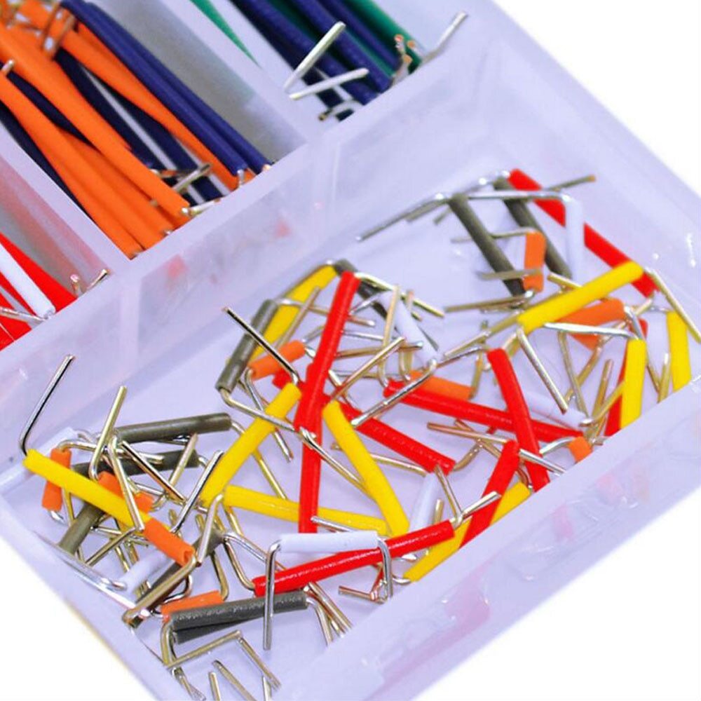 140pcs Solderless Breadboard Jumper Cable Wire Kit U Shape for Arduino Shield US