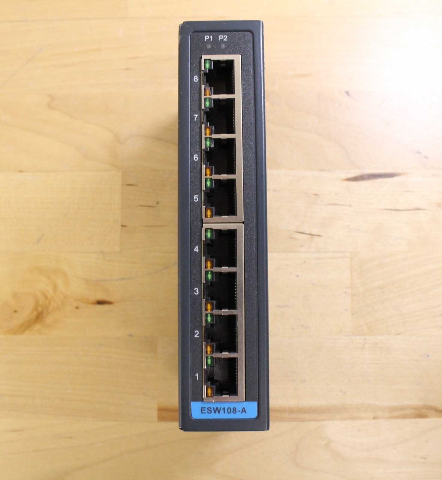 Advantech ESW108-A – 5 Port Slim-type Unmanaged Industrial Ethernet Switch