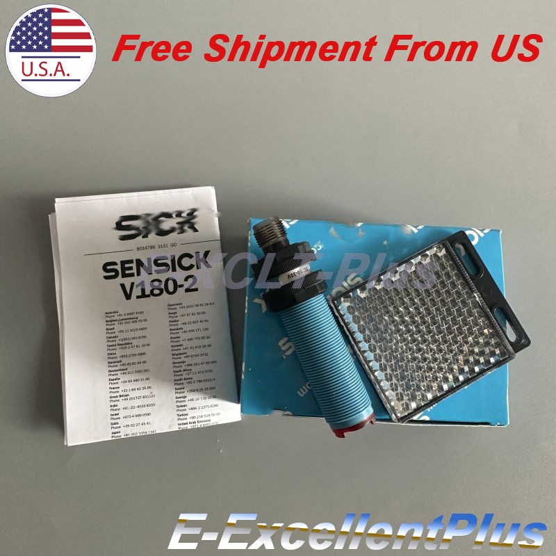 Photoelectric Sensor VL1802P42436 For Sick VL180-2P42436 6037496 10-30VDC 4-Pins