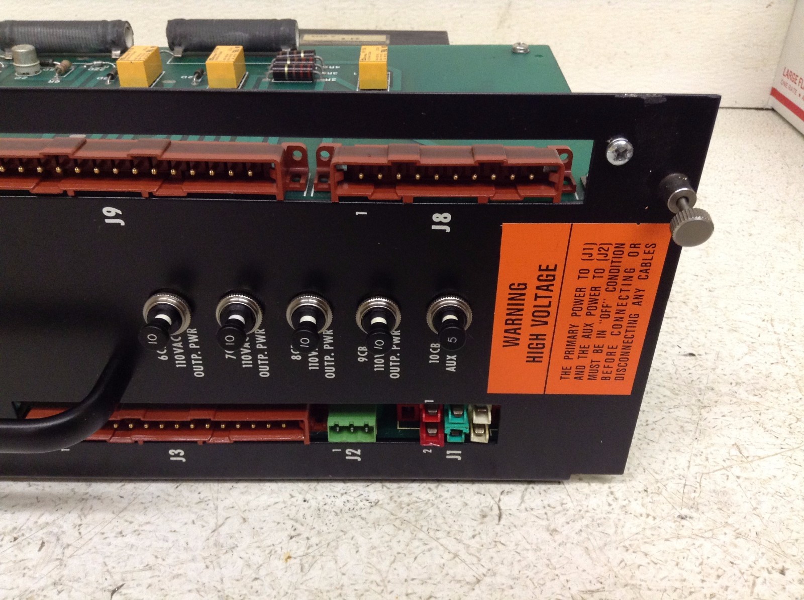 K&T Kearney & Trecker 810-21292-00 REV 7 AC/DC Power Distribution 8102129200
