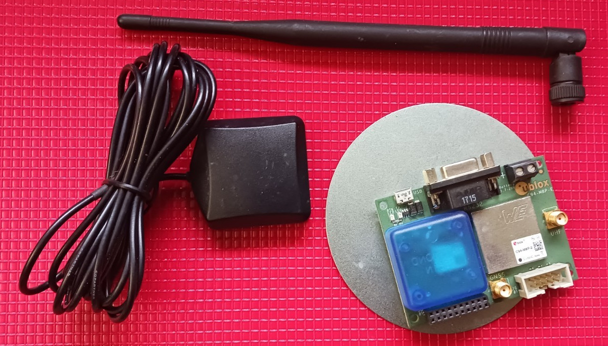 u-Blox C94-M8P-2 US/915-MHz(C94-M8P-E) RTK application board package, individual