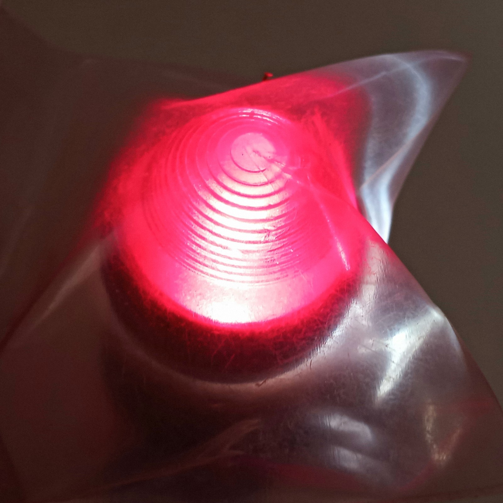 Vtg Drake SMLW 5796-523 Lamp Holder 75W-125V General Instrument Red Light Cover