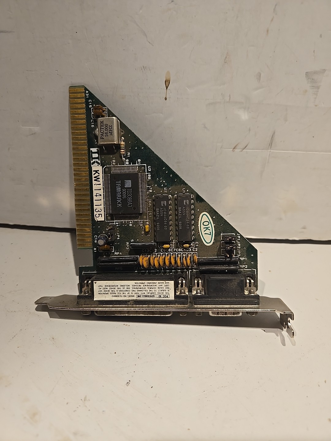 KW TAMARACK TD3088A3 MGP HERCULES 8 BIT ISA VIDEO CARD – CNC TESTED [KW141135]