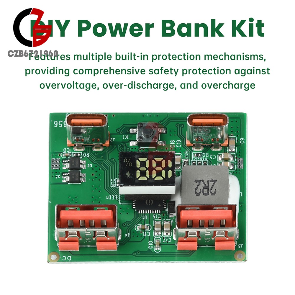22.5W Fast Charging Module Motherboard Mobile Power Bank Circuit Board DIY Kit