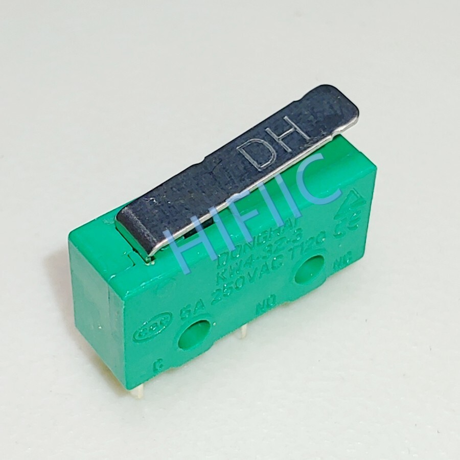 DONGHAI DH KW4-3Z-3 Micro Switch COM and NO 2 Pins With Lever Normally Open