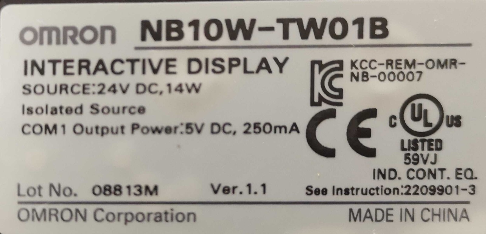 OMRON HMI NT631C-ST151B-V1 NB10W-TW00B-Z NB10W-TW01B NS12-TS00-V1 Fast delivery