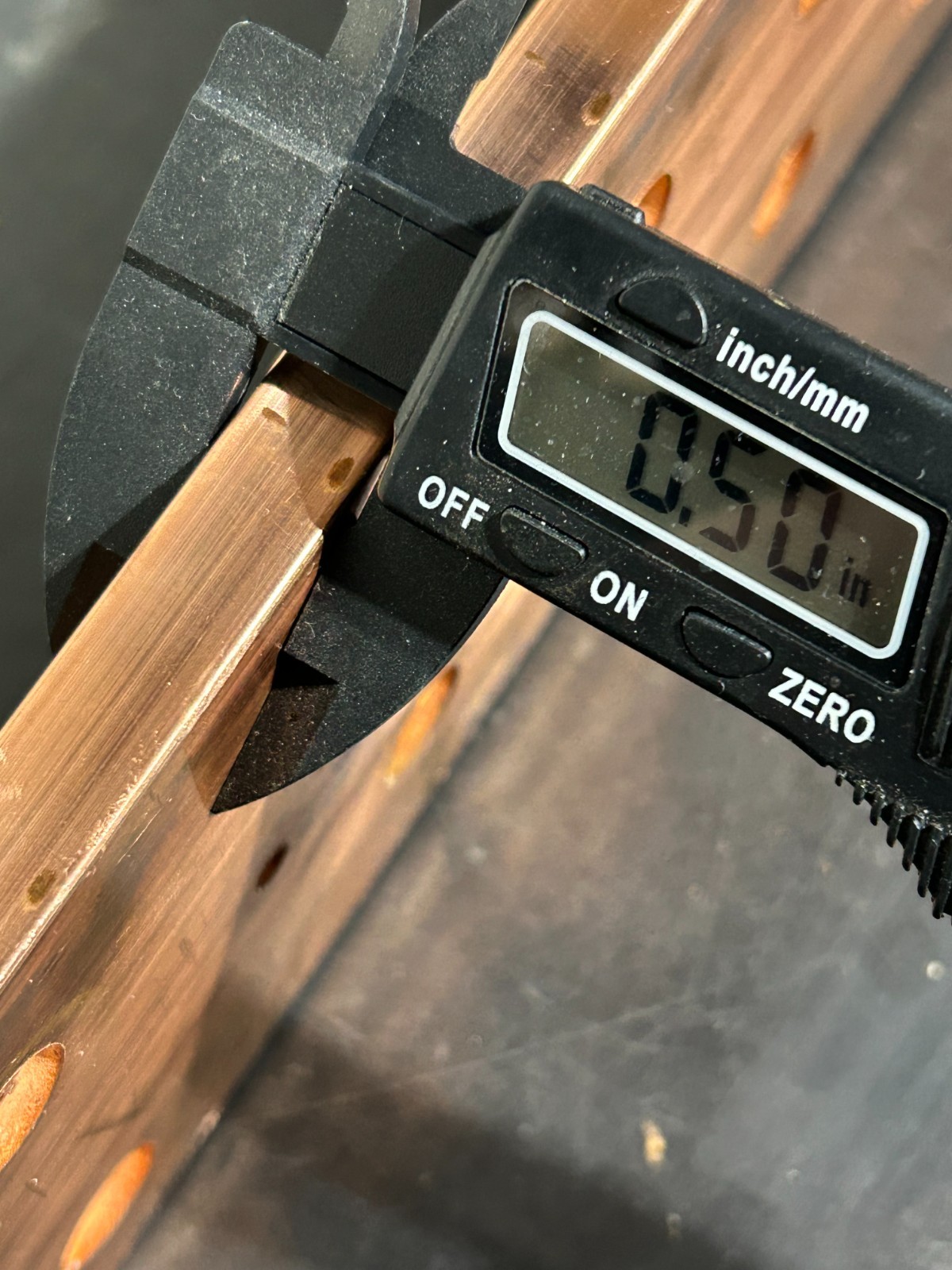 COPPER BUSBAR GROUND 4″ WIDE x 24” LONG x 1/2″ THICK 14+ POUNDS LARGE
