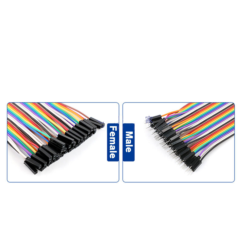 40 Dupont Jump Wire M-F M-M F-F Jumper Breadboard Cable Lead Length 10CM to 40CM