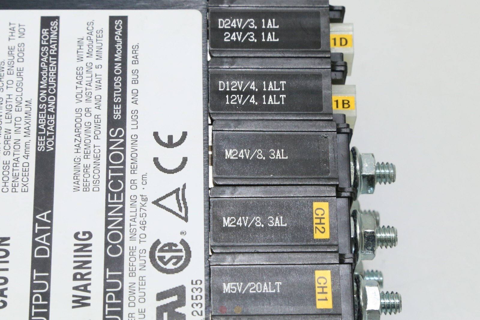 VICOR used IMM7-107072 Power Factor Corrected MegaPAC ELEC-I-3114=9A4D