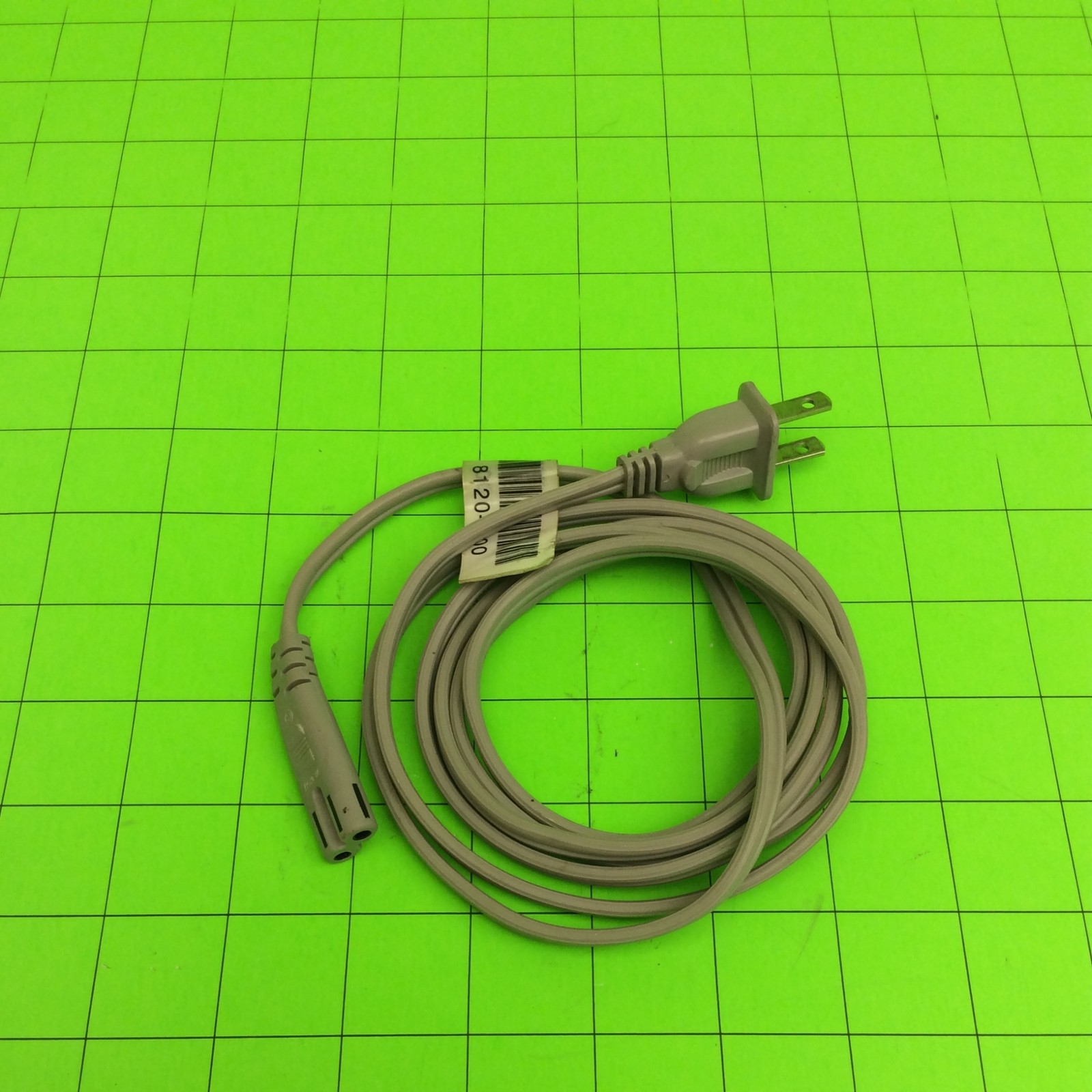 6FT Gray Figure 8 Connector Plug Power Cable Cord