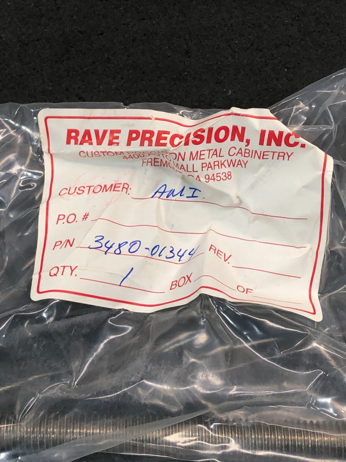 AMAT 3480-01344 Mount Leveling Stud 1/2-13 X 6L 1-7/8DIA, 179668