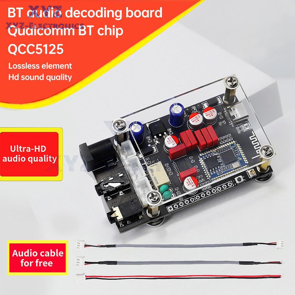 DC8-24V Bluetooth 5.1 DAC Decoder Board Receiver Board APTX HD QCC5125 LDAC