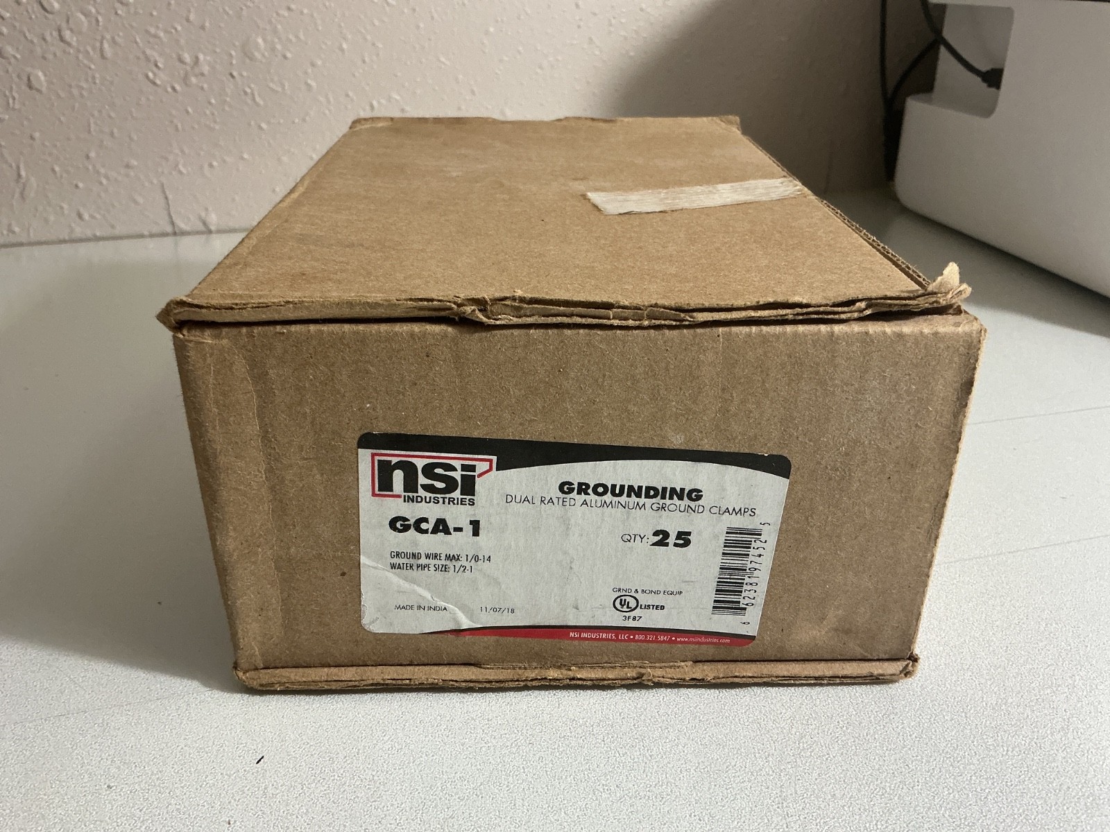 NSI Industries GCA-1 Dual Rated Aluminum Ground Clamps (QTY:25)
