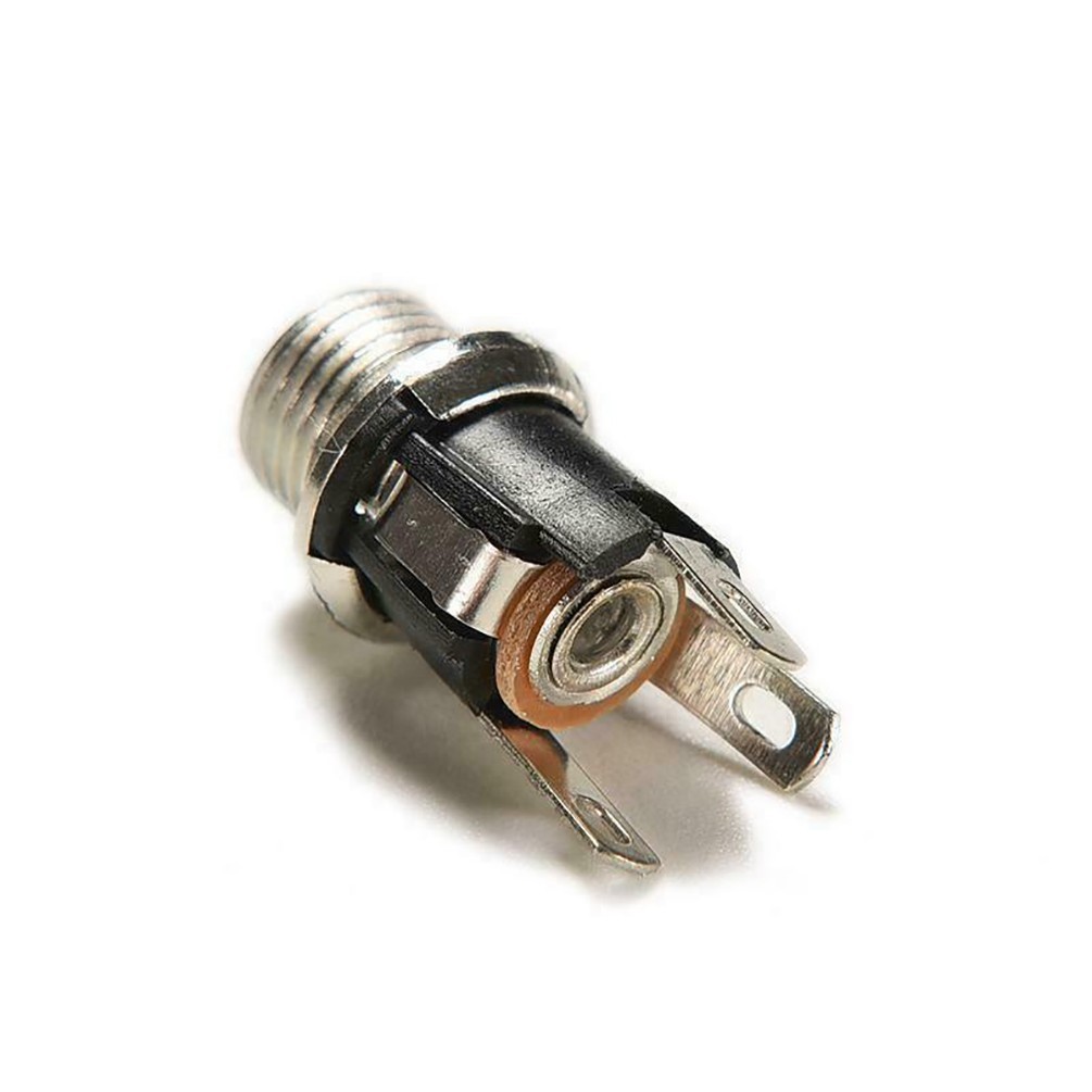 10 PCS DC Power-Connector Jack-Plug 5.5*2.1 MM Female Metal Panel Mount Socket
