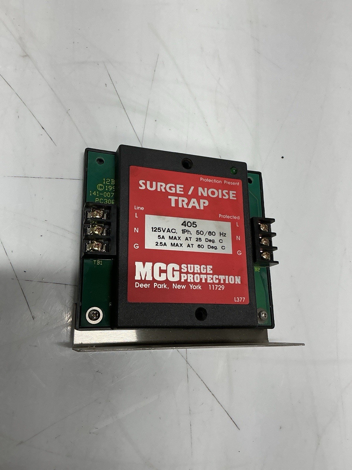 MCG Surge Protection 405 Surge Noise Trap 125VAC Line Filter Suppressor. Y-169