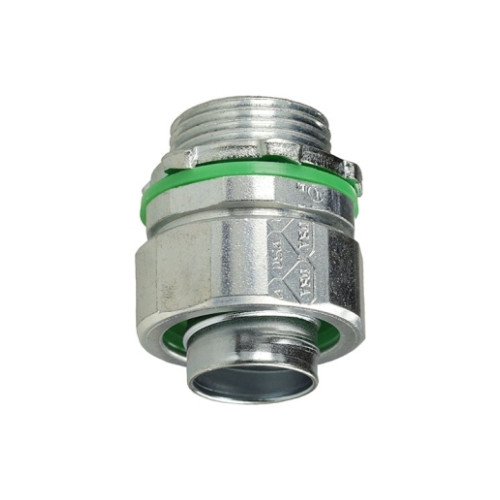 L.H. Dottie SL150, Liquidtight Connector, 1-1/2In Steel Straight, 1 PC