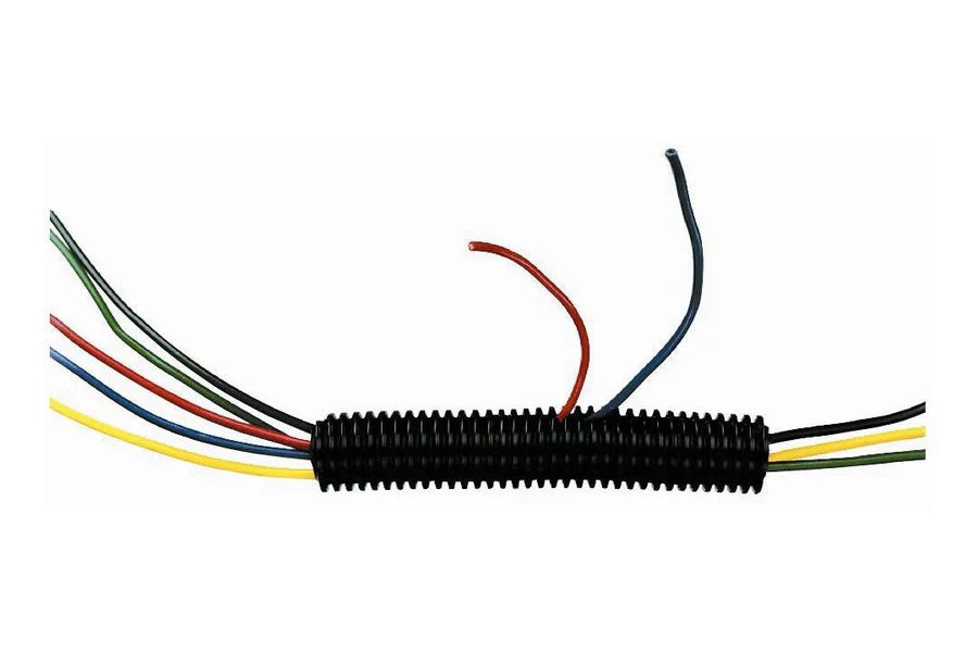 DC Sound 3-Pack 1/4″, 1/2″, 3/4″ x 20 Feet Each Split Wire Loom Convoluted