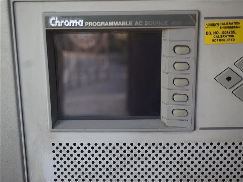 Chroma 6560 Programmable AC Source w/ Missing Knob 30 Days Warranty