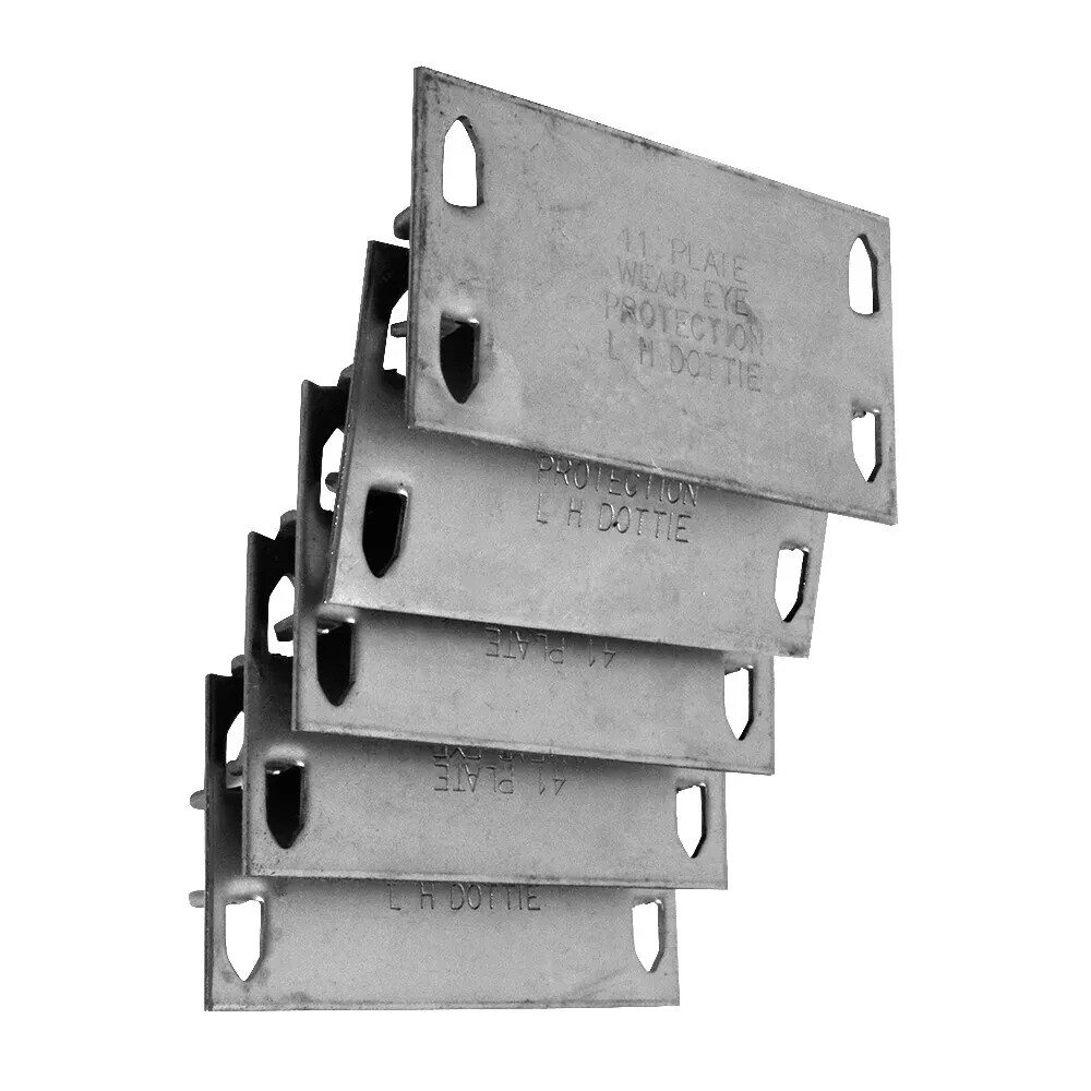Dottie 411 16-Gauge Steel Safety Plates 1-1/2” x 2-3/4” (100 Pack)