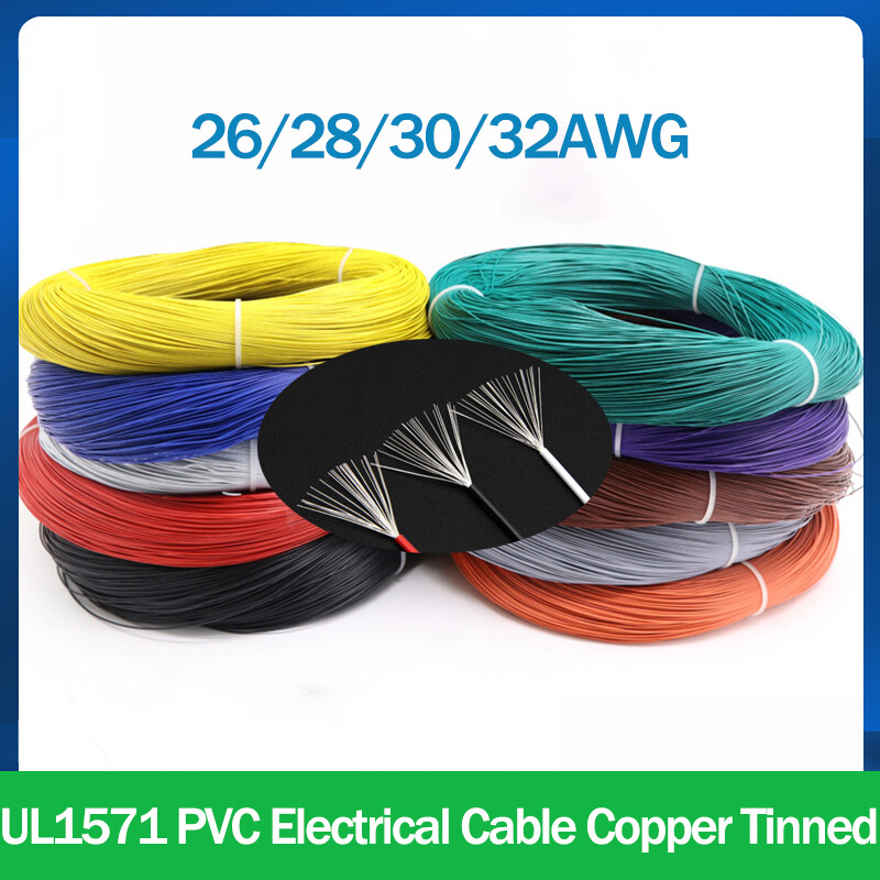 UL1571 Flexible Soft Electrical Wire Silicone Cable Tinned Copper 26/28/30/32AWG