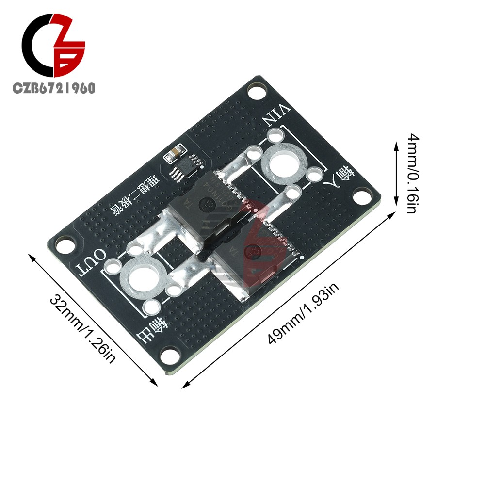 40A 65A 100A No Voltage Limit Anti Backflow Ideal Diode Module fr Solar Charging