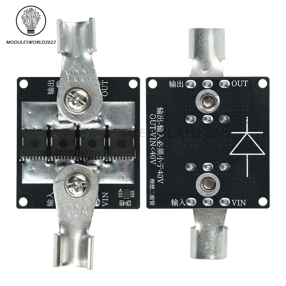 40A 65A 100A No Voltage Limit Anti Backflow Ideal Diode Module fr Solar Charging