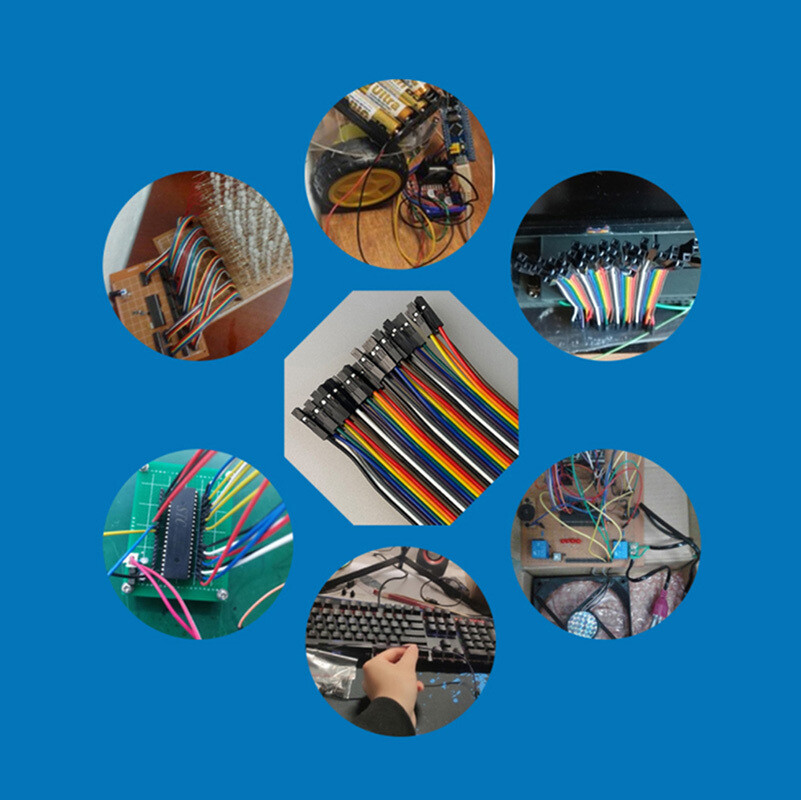 40 Dupont Jump Wire M-F M-M F-F Jumper Breadboard Cable Lead Arduino 10cm – 40cm