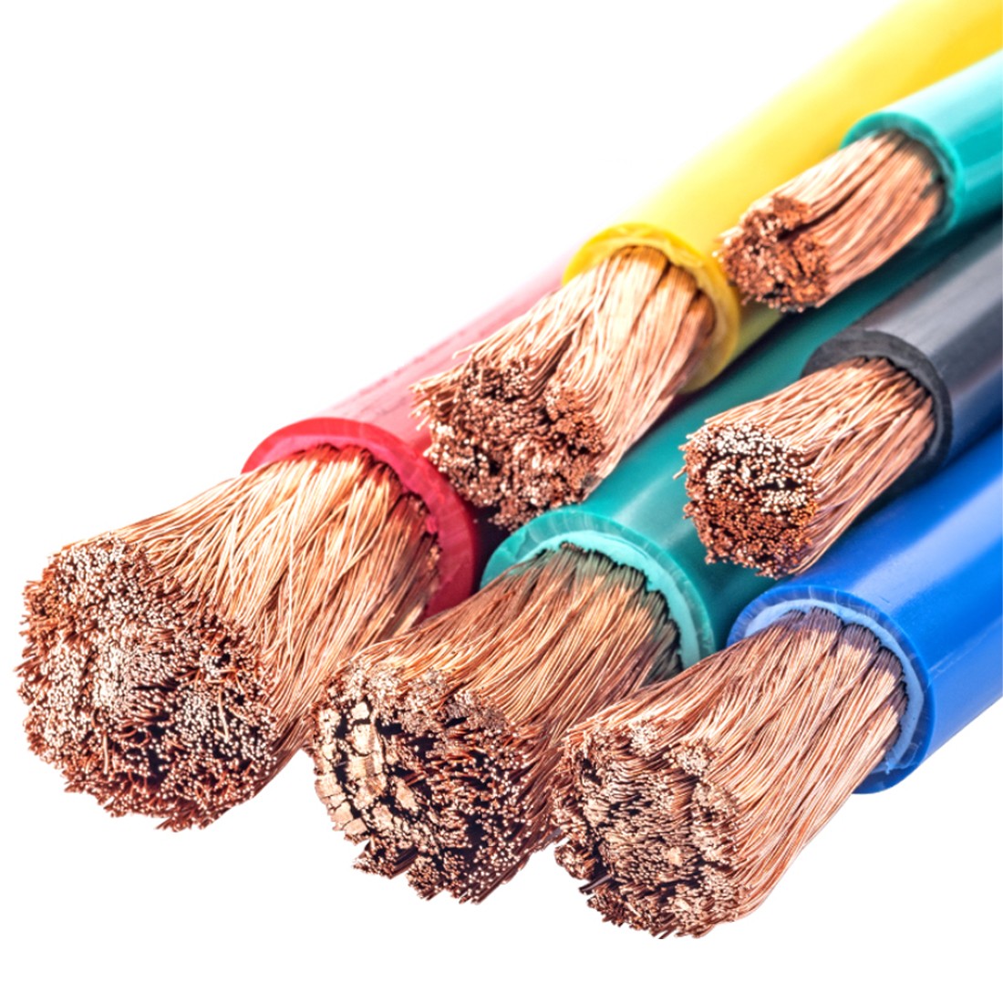 Any length Electronic Flexible tinned copper wire Cable 0.3mm²-6mm² multicolor