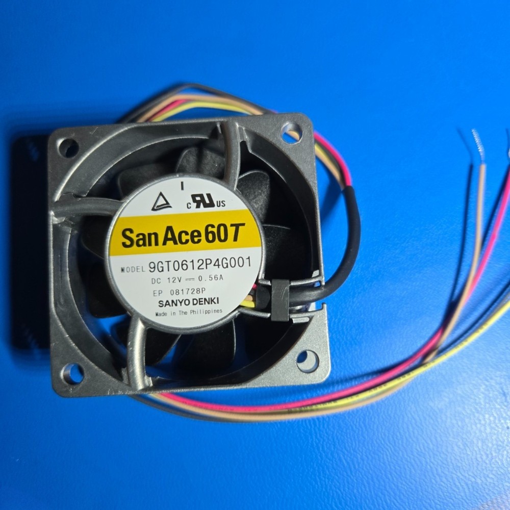 1pcs Sanyo Denki San Ace 60T 60mm Cooling Fan 9GT0612P4G001 12V 0.56A New Open