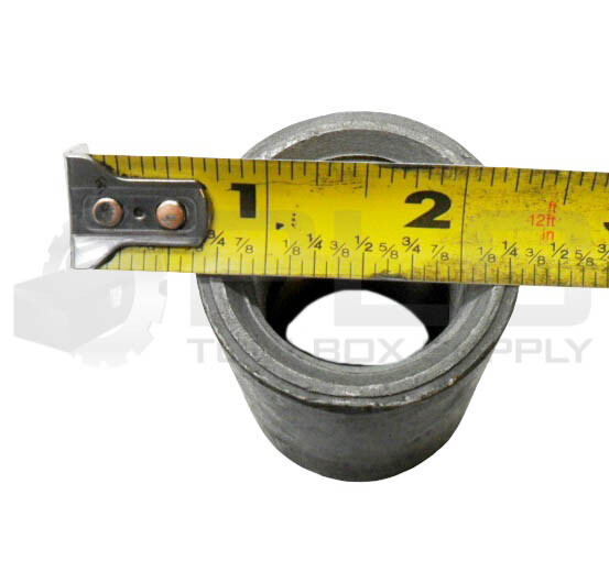 LOT OF 2 NEW 3M B16A/SA105 413DDDD DOUBLE END THREAD COUPLING 1-3/16″ ID