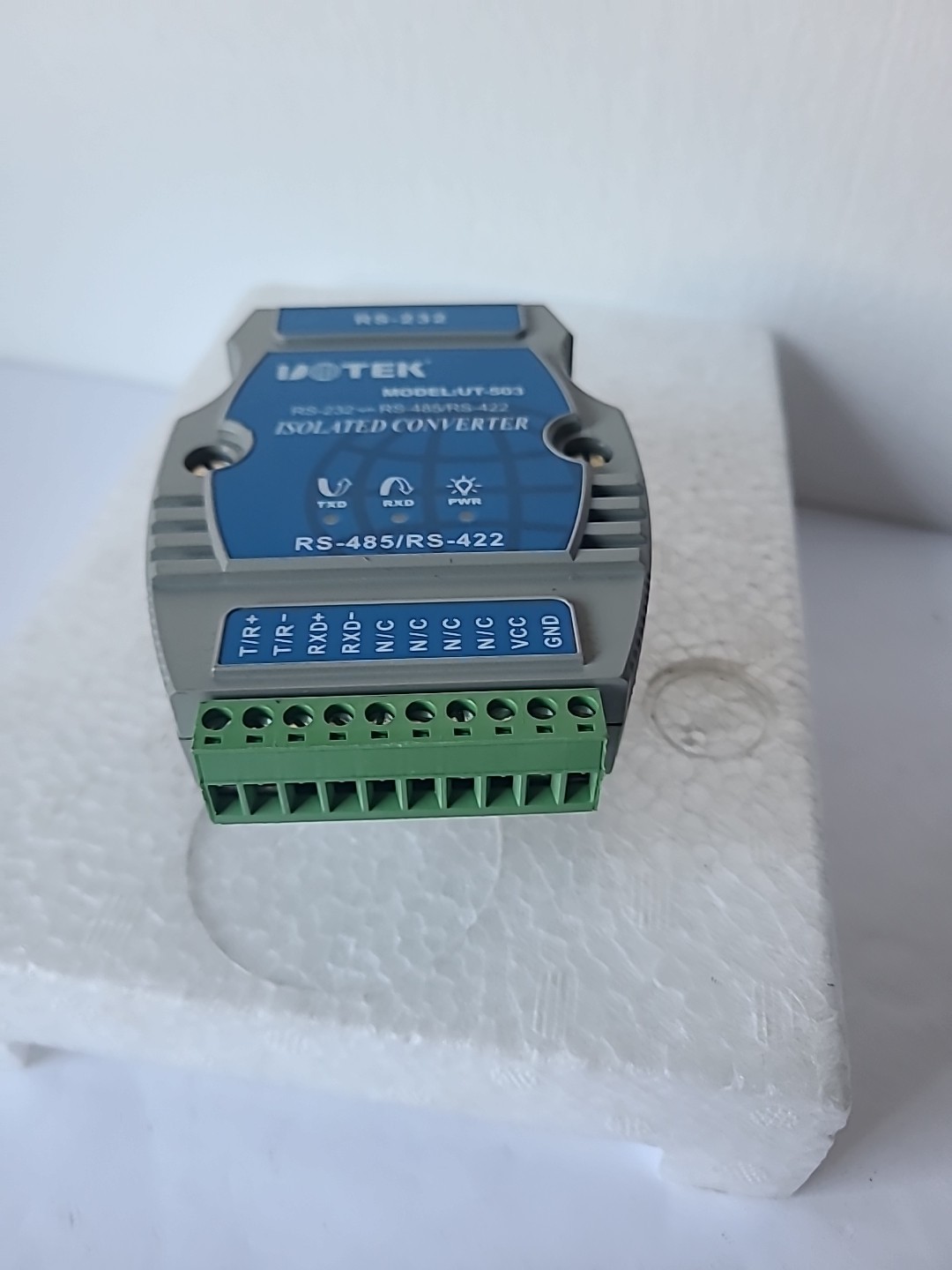 RS-232 to RS-485 Converter DB9 UT-503 Adapter Connector Optical Isolation