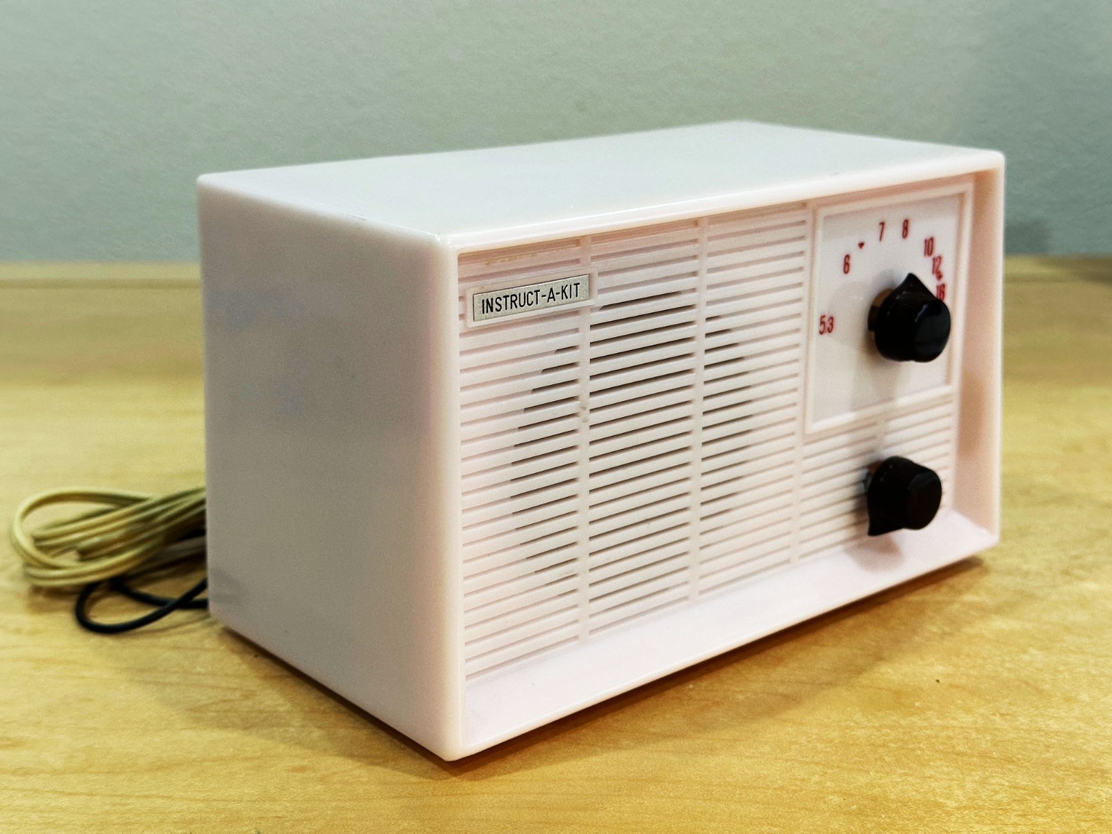 INSTRUCT-A-KIT KIT, electrical cord, dial 5.3 to 16, diagram, pink 7″ x 4.25″