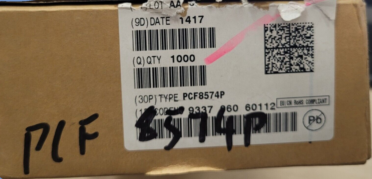 (1 PC) PCF8574P / PCF8574P,112 NXP IC XPNDR 100KHZ I2C 16DIP