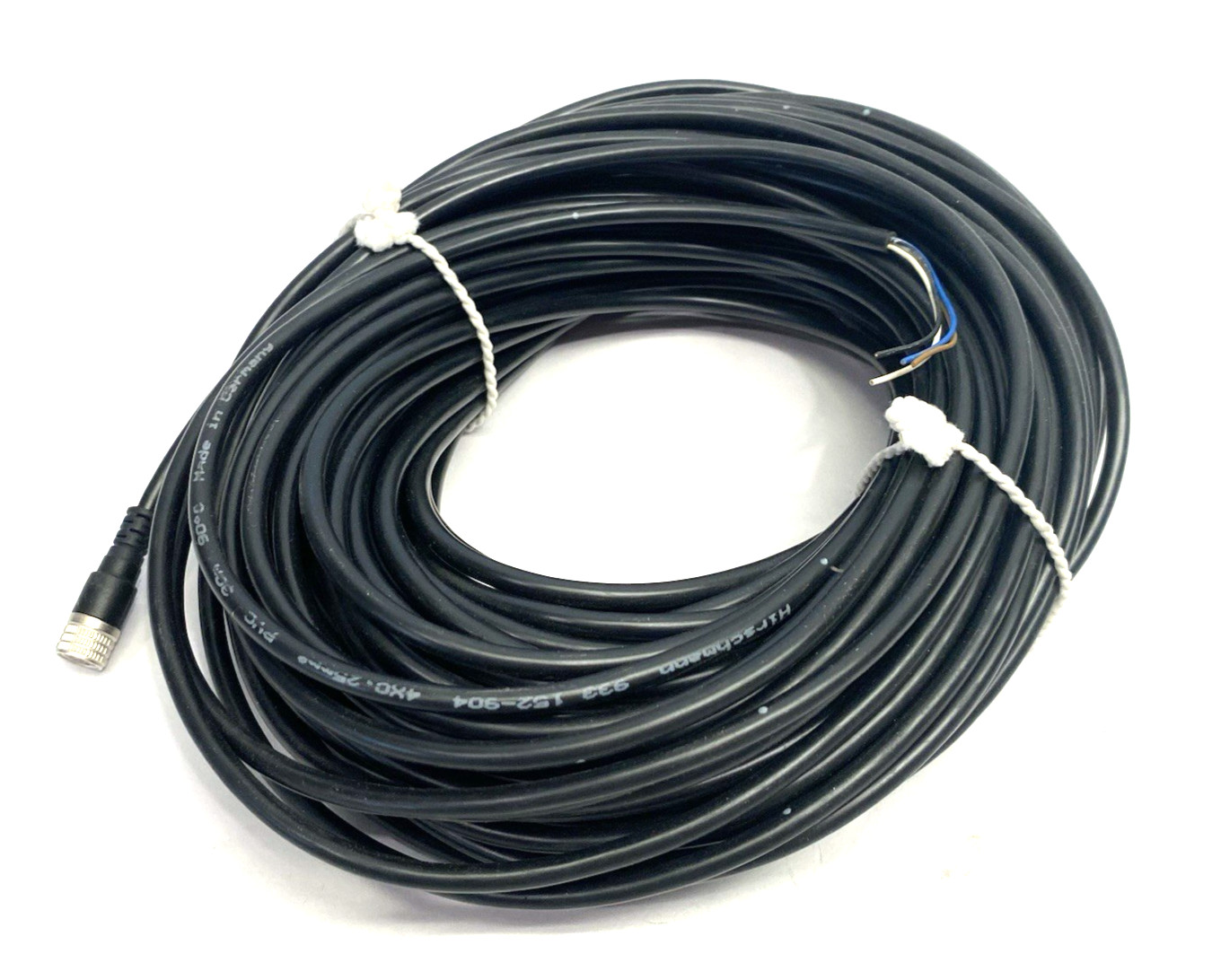 Hirschmann 933 152-904 Single Ended Cordset 30m Length M8 4-pin female