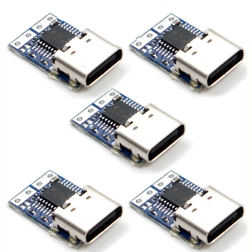 5/10PC USB-C PD Type-C DC Fixed Voltage Power Trigger Module 9/12/15/20V Female
